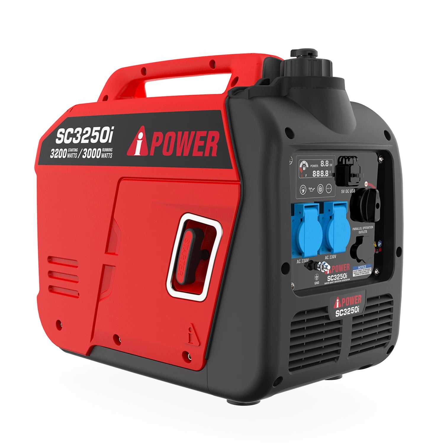 3200W A-iPower Inverter Generator Gasoline SC3250i