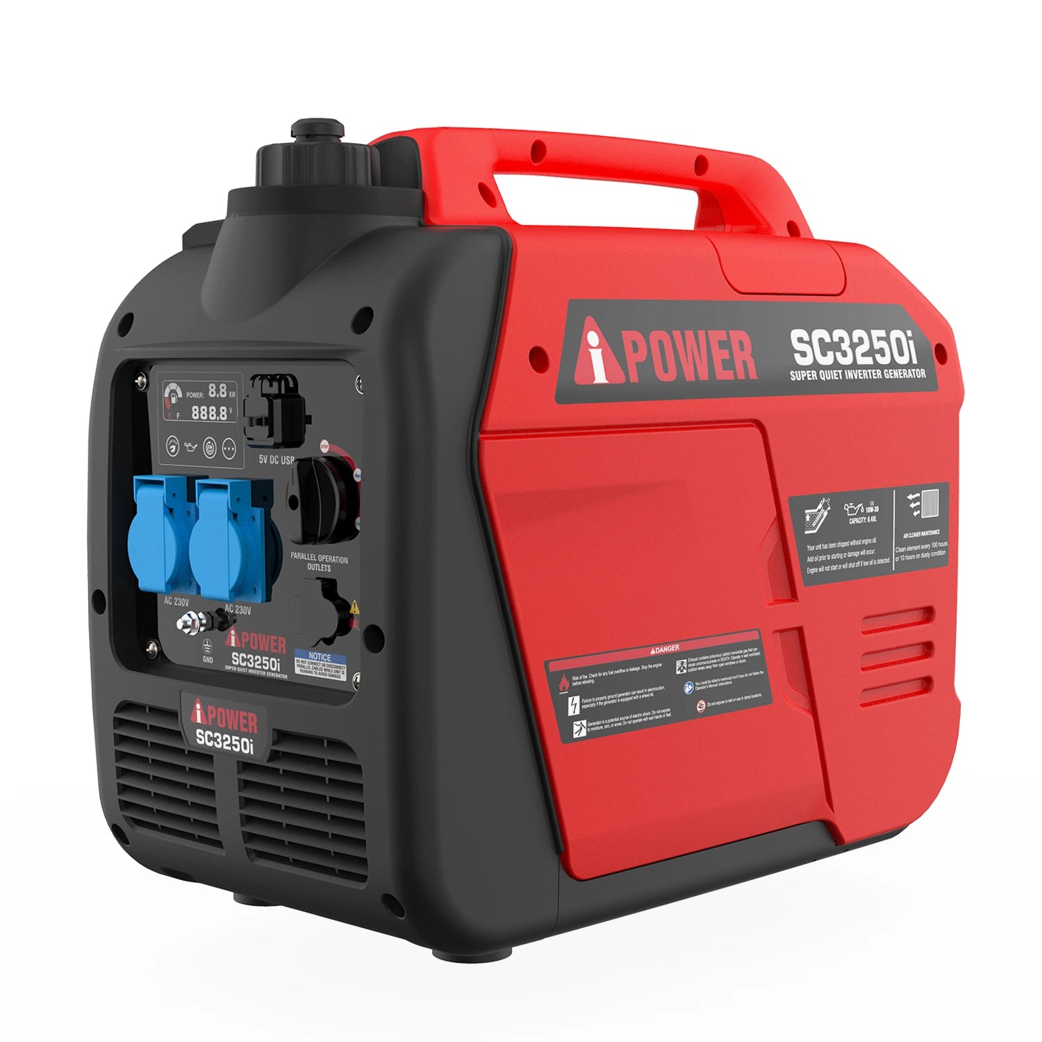 3200W A-iPower Inverter Generator Gasoline SC3250i