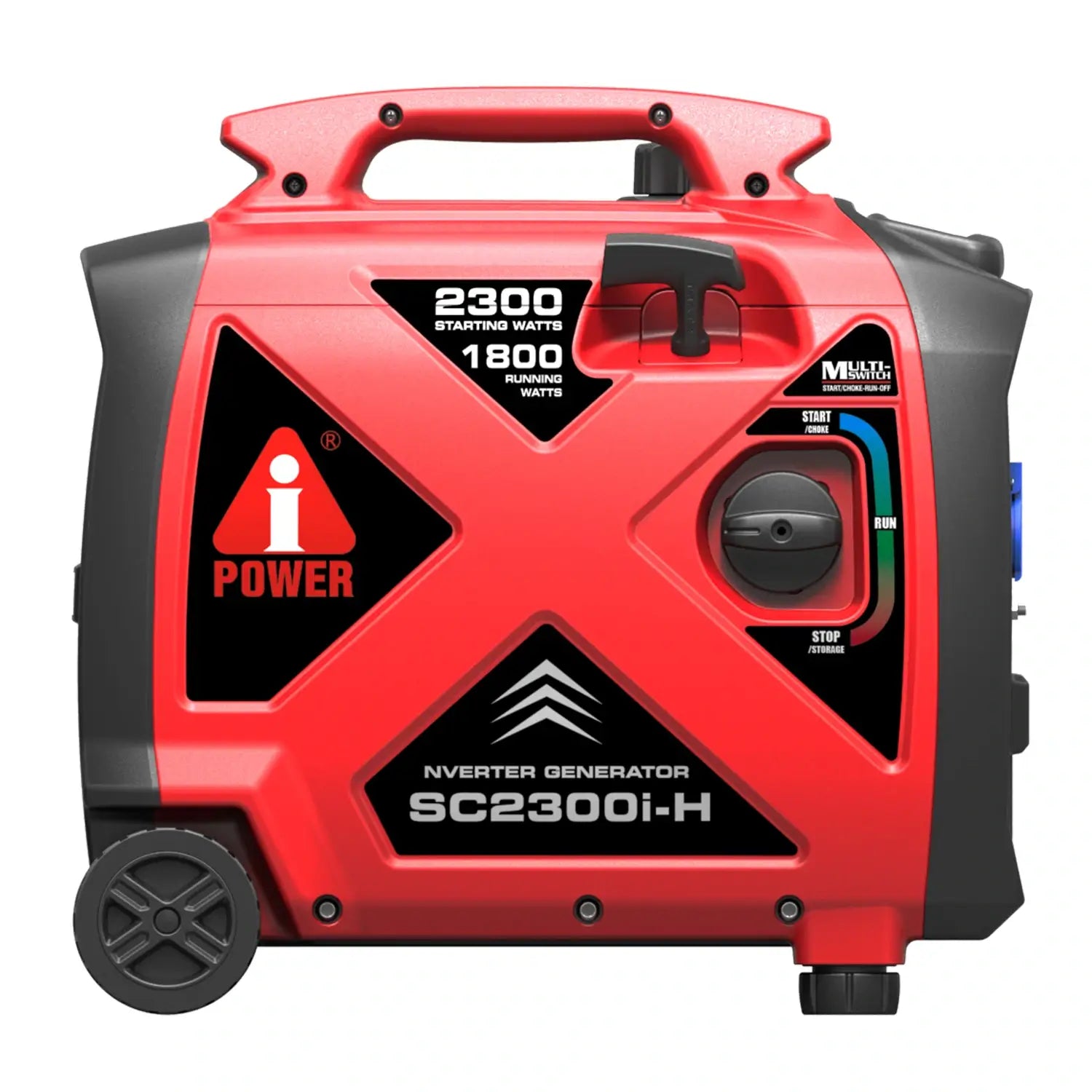 A-iPower 2300W Gasoline Powered Recoil Pull Start Portable Inverter Generator