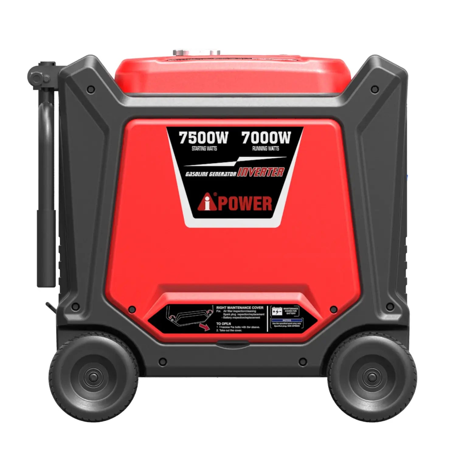 A-iPower Inverter Generator - 7500 Watt Portable Handle Super Quiet Gasoline Powered