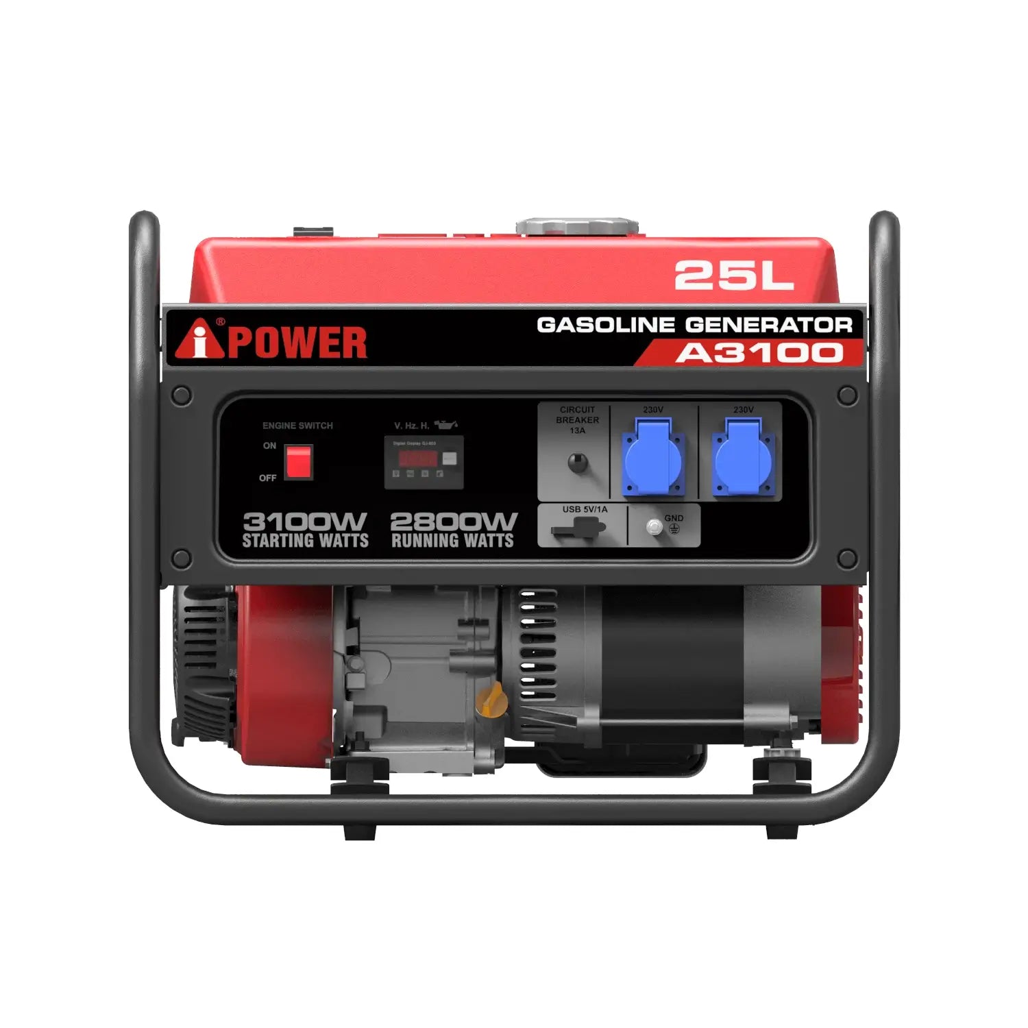 A-iPower Portable Generator - 2800 Watt Gasoline Powered