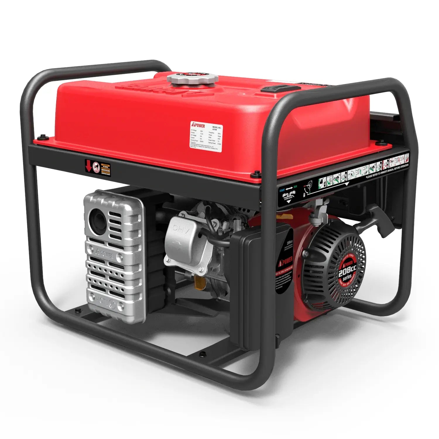 A-iPower Portable Generator - 2800 Watt Gasoline Powered
