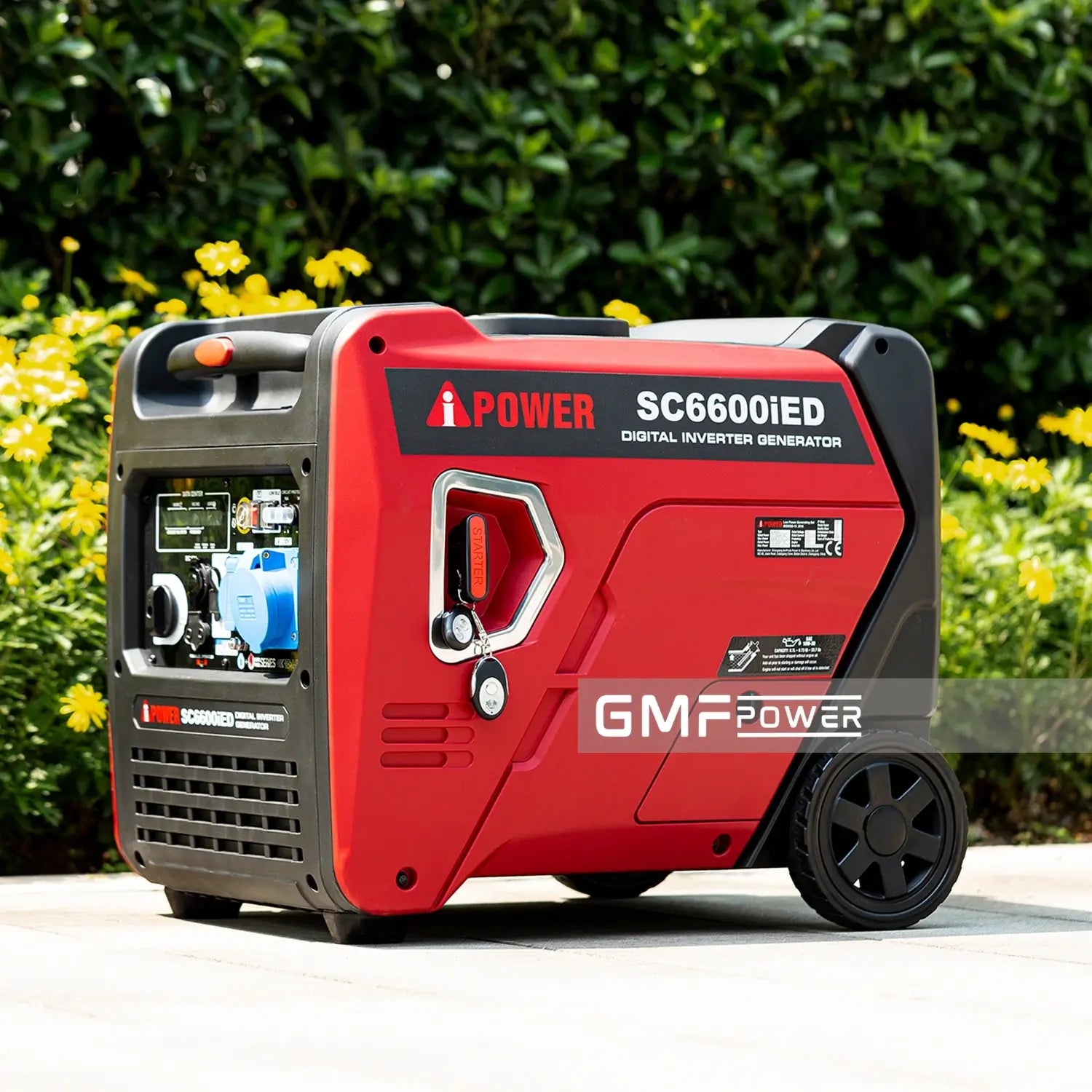 A-iPower Dual Fuel Petrol / LPG Inverter Generator - 6000 Watt Portable Super Quiet Gas Powered