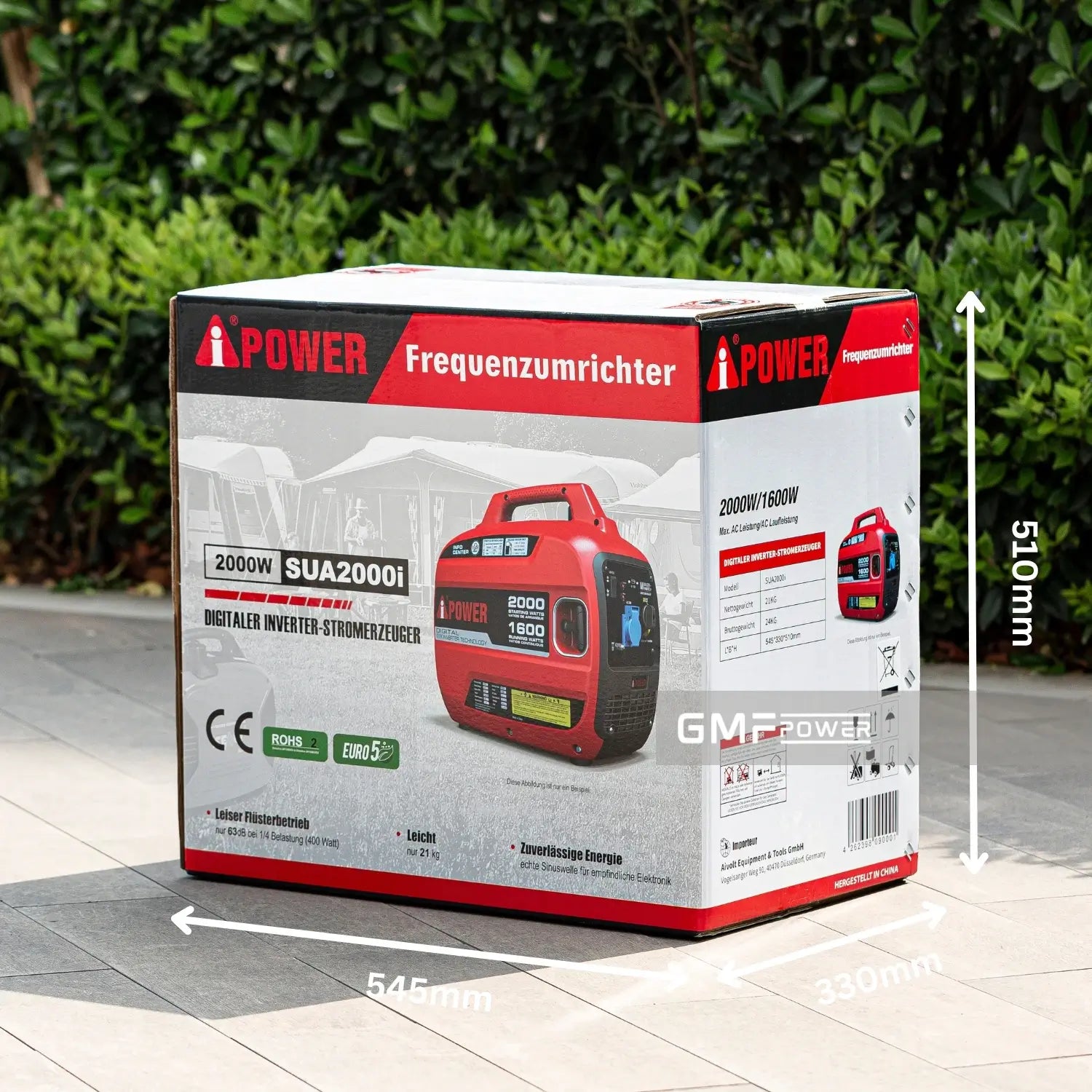 A-iPower Inverter Generator - 2000 Watt Portable Super Quiet Gasoline Powered