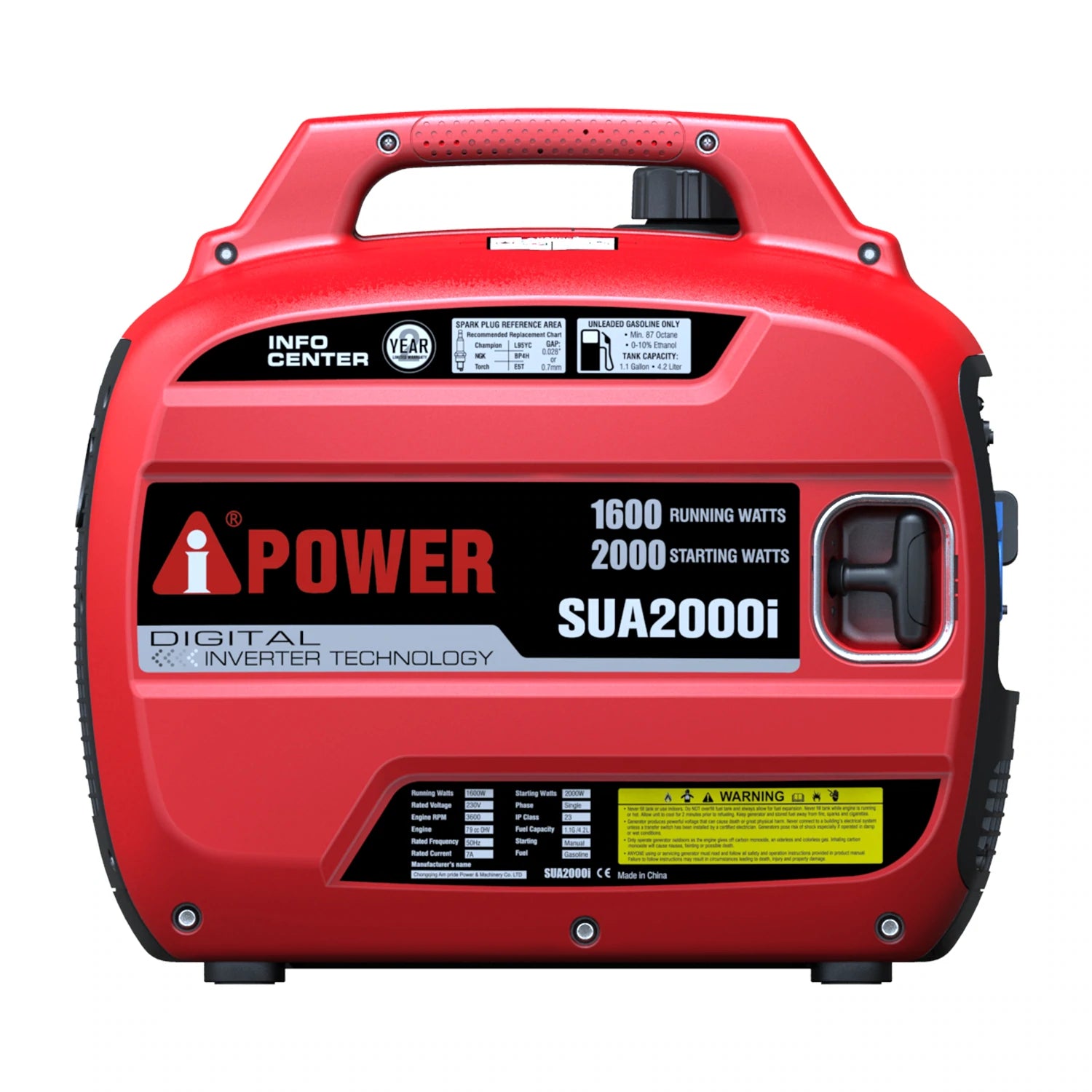  A-iPower Portable Inverter Generator, 2000W Ultra