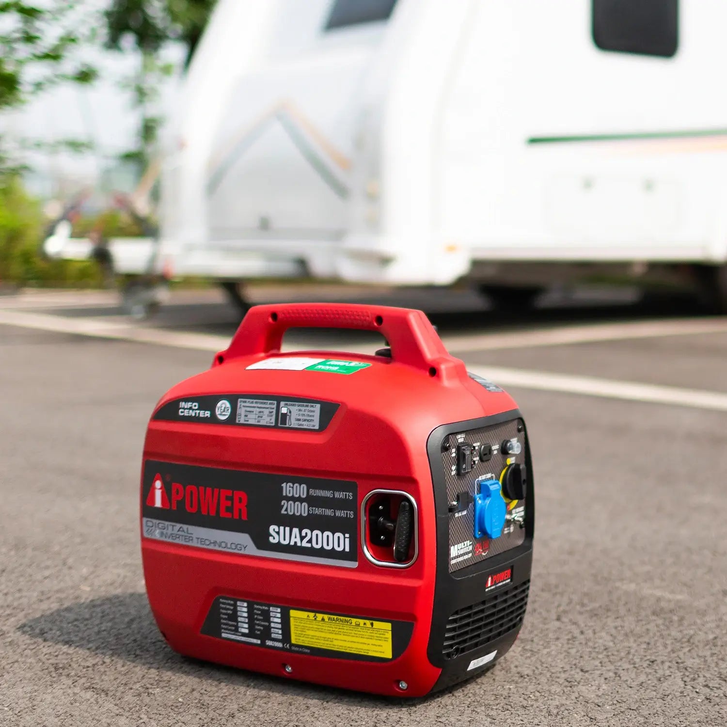 A-iPower Inverter Generator - 2000 Watt Portable Super Quiet Gasoline Powered